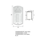 Videocitofono campanello 12 NOMI ottone  Alta Qualità  Morelli