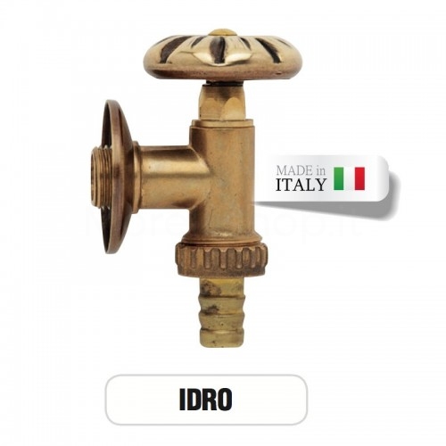 IDRO Brass Faucet with Morelli Hose Connector