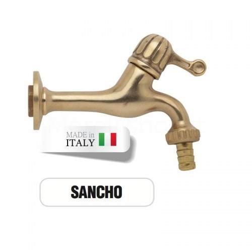 SANCHO Brass Faucet with Morelli Hose Connector