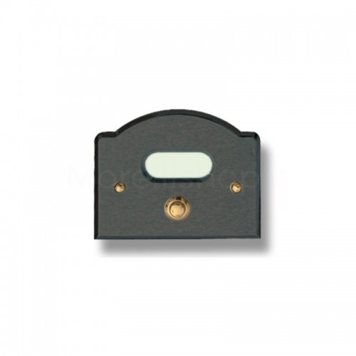 DOORBELL BUTTON MOD. CS1/A IN BRASS ANTHRACITE FINISH