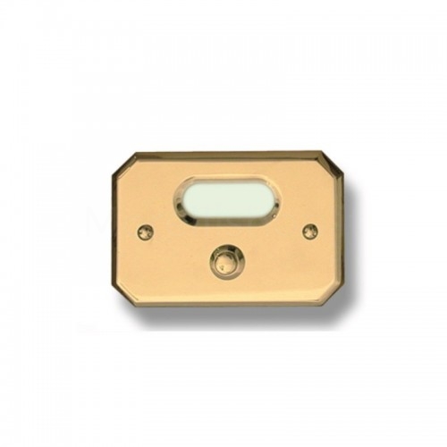 DOORBELL BUTTON MOD. CS3/CPT IN TREATED BRASS DOES NOT...