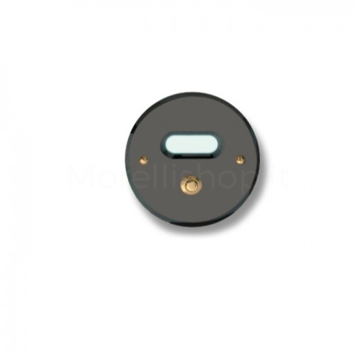 DOORBELL BUTTON MOD. CS4/A IN BRASS ANTHRACITE FINISH