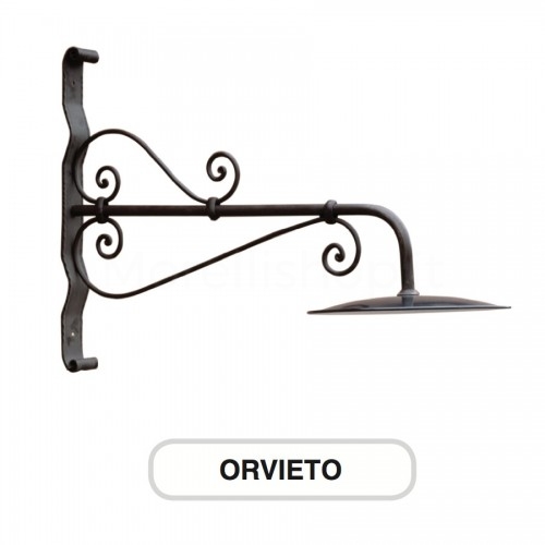 WROUGHT IRON GARDEN LAMPPOST MOD. ORVIETO