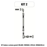 Kit raccorderia interna con Rubinetti per fontana a colonna Morelli - KIT2