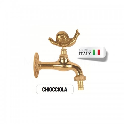 Brass Butterfly Faucet with CHIOCCIOLA Knob - LUMACA -...