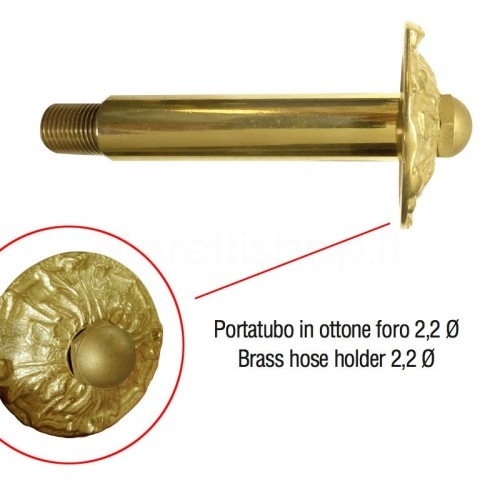 Brass hose rack for Morelli fountains