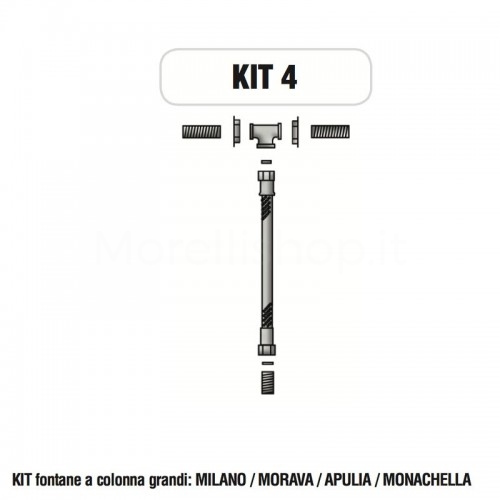 Internal fitting kit with Taps for Morelli column...