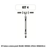 Kit raccorderia interna con Rubinetti per fontana a colonna Morelli - KIT4