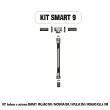 Kit raccorderia interna con Rubinetti per fontana a colonna SMART Morelli - KIT SMART 9