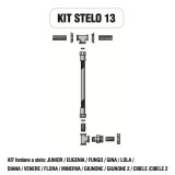 Kit raccorderia interna con Rubinetti per fontana a colonna STELO Morelli - KIT STELO 13