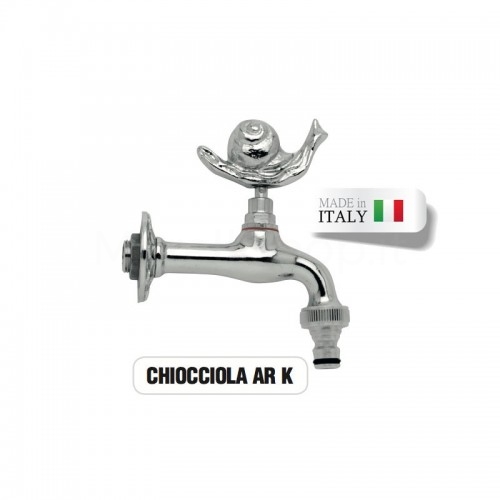 Butterfly Faucet - CHIOCCIOLA LUMACA knob chrome-plated brass base Morelli
