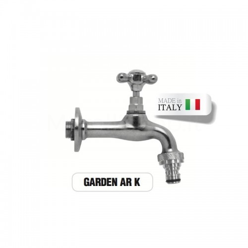 GARDEN chrome-plated brass faucet with Morelli hose shank