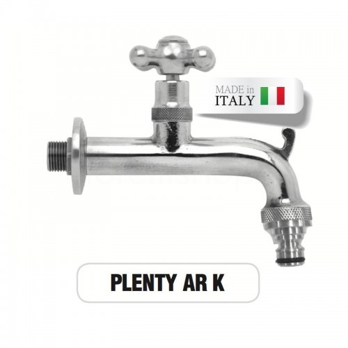 PLENTY AR K chrome-plated brass faucet with Morelli quick...