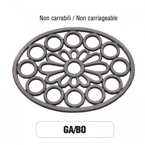 Ventilation grille Mod. GA-BO in aluminum Morelli - NON CARRIED