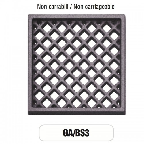 Morelli Cast Iron Aeration Grid Mod. GA-BS3 - NOT CARRIED OUT