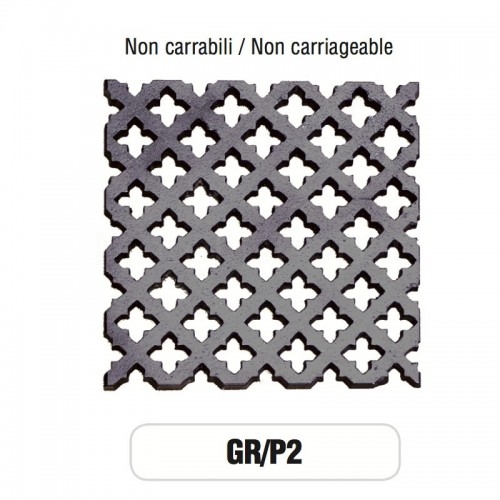 Aeration Grille Mod. GR-P2 in cast iron Morelli - NOT...