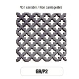 Griglia di Aerazione Mod. GR-P2 in ghisa Morelli - NON CARRABILE