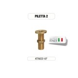 Piletta in ottone da 1/2" senza tappo - Morelli