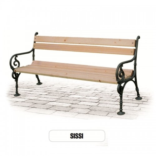 SISSI bench Outdoor garden furniture - Morelli