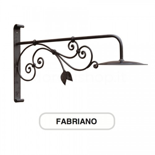 Lampione Mod. FABRIANO ferro battuto Morelli - Arredo giardino