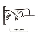 Lampione Mod. FABRIANO ferro battuto Morelli - Arredo giardino