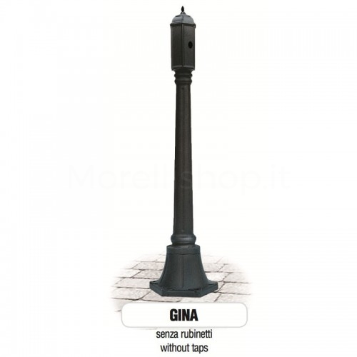 GINA aluminum garden fountain - WITHOUT TAPS -...