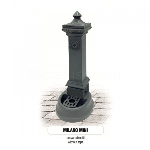 Cast iron garden fountain MILANO MINI - WITHOUT TAPS -...