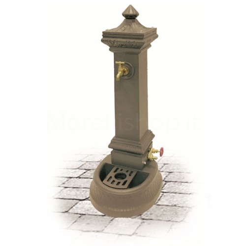 Cast iron garden fountain MILANO MINI BEIGE Morelli - Small Model