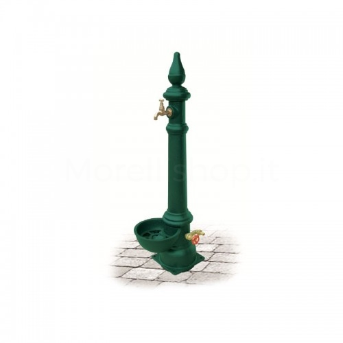 MONACHELLA SMART GREEN Morelli cast iron garden fountain - Medium model