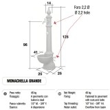 Fontana da giardino in ghisa Mod. MONACHELLA GRANDE TREVI Morelli - Arredo esterno