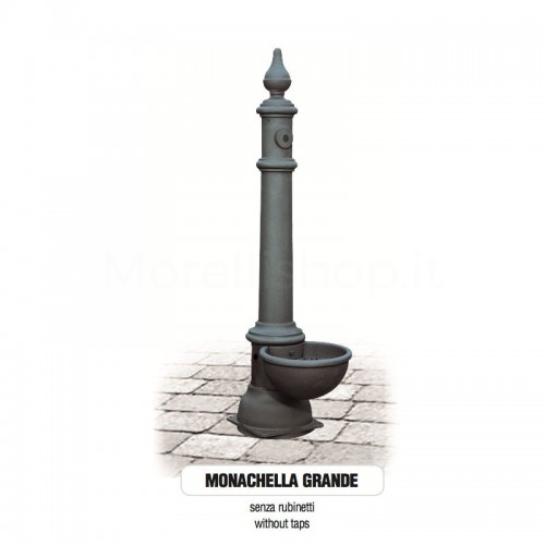 MONACHELLA LARGE cast iron garden fountain - WITHOUT TAPS - PERSONALIZABLE Morelli - Model Grande