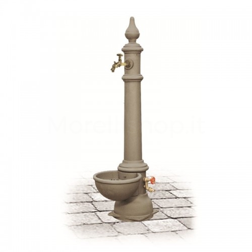 MONACHELLA GRANDE BEIGE cast iron garden fountain Morelli - Large Model