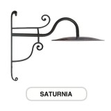 Lampione Mod. SATURNIA ferro battuto Morelli - Arredo giardino