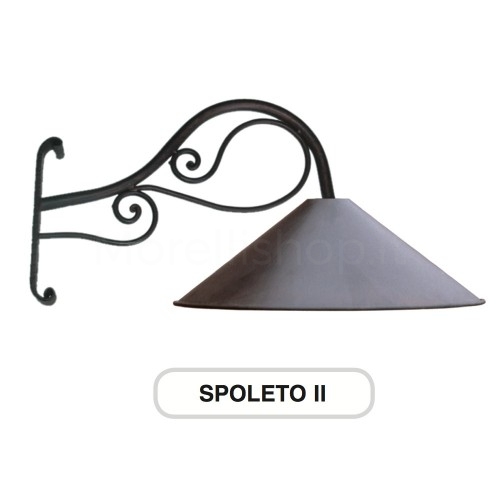 Lampione Mod. SPOLETO 2 ferro battuto Morelli - Arredo giardino