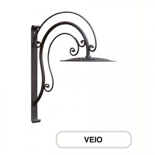 WROUGHT IRON GARDEN LAMPPOST MOD. VEIO