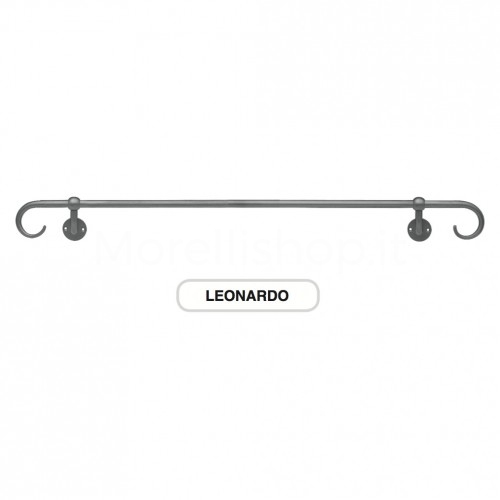 Extensible wrought iron handrail 162cm Morelli Mod. LEONARDO162
