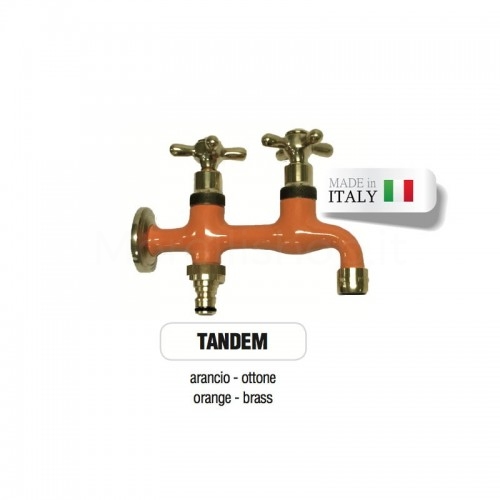 RAL 2011 ORANGE color painting service for Morelli brass faucets