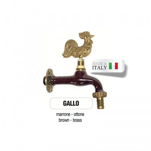 Painting service color BROWN RAL 8011 for Morelli brass faucets