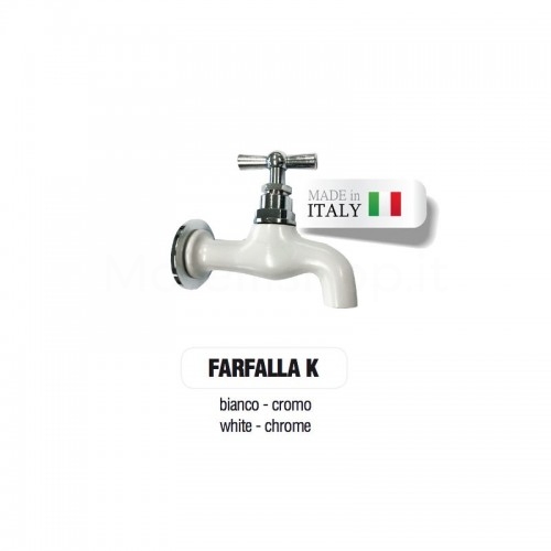Painting service color WHITE RAL 9010 - MATT for Morelli chrome-plated brass faucets