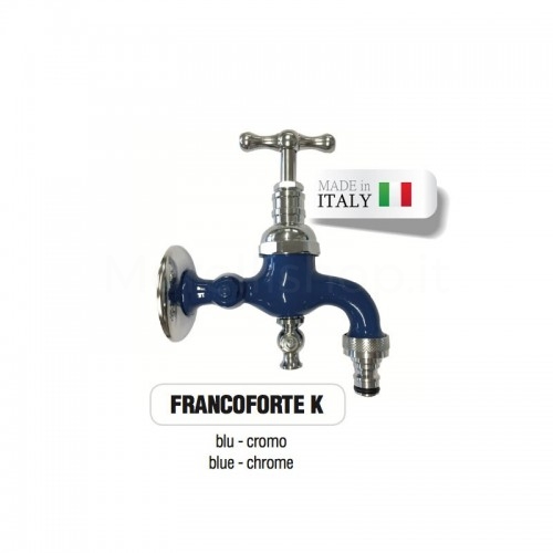Painting service color BLUE RAL 5005 for Morelli chrome-plated brass faucets