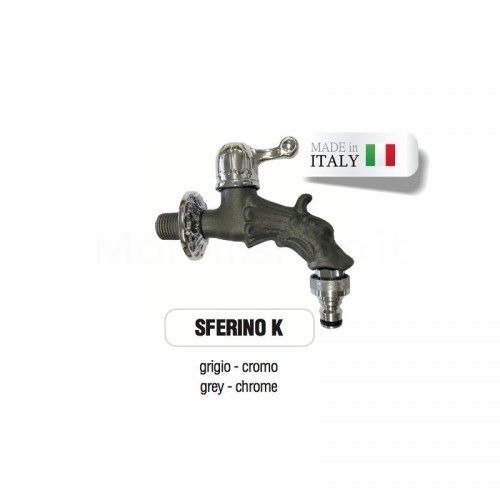 Painting service color GREY RAL 9007 for Morelli chrome-plated brass faucets