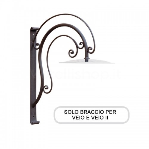 WROUGHT IRON LAMPPOST STAND MOD. VEIO and VEIO 2