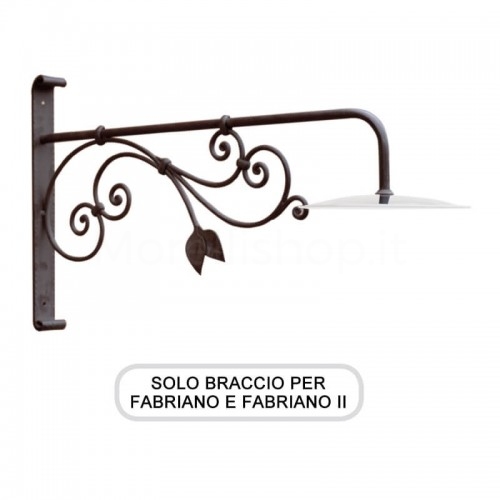 WROUGHT IRON LAMPPOST SUPPORT MOD. FABRIANO and FABRIANO 2 wrought iron Morelli - Garden furniture