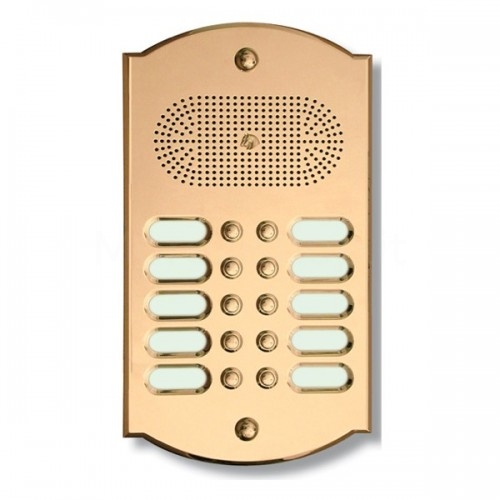 PUSH BUTTON PANEL FOR INTERCOM 10 NAMES MOD. 10PLMORO/A...