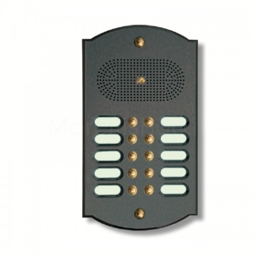 PUSH BUTTON PANEL FOR INTERCOM 10 NAMES MOD. 10PLMORO/A...