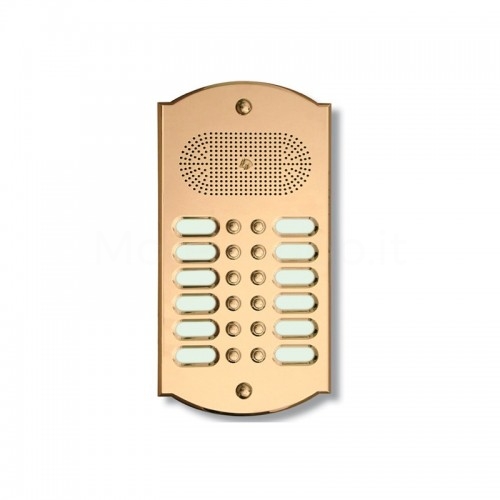 PUSH BUTTON PANEL FOR INTERCOM 12 NAMES MOD. 12PLMORO/A...