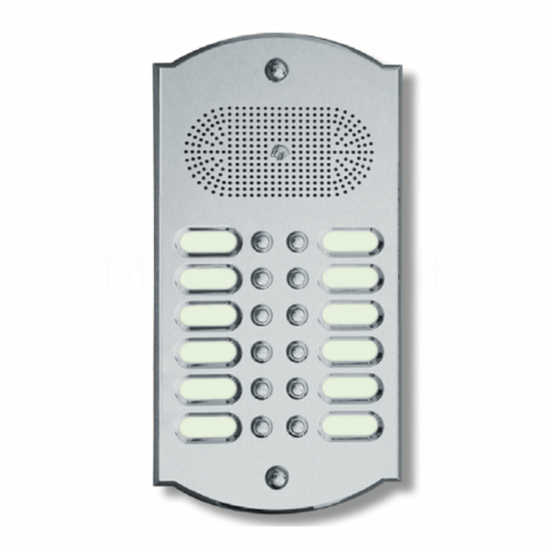 PUSH BUTTON PANEL FOR INTERCOM 12 NAMES MOD. 12PLMORO/K...