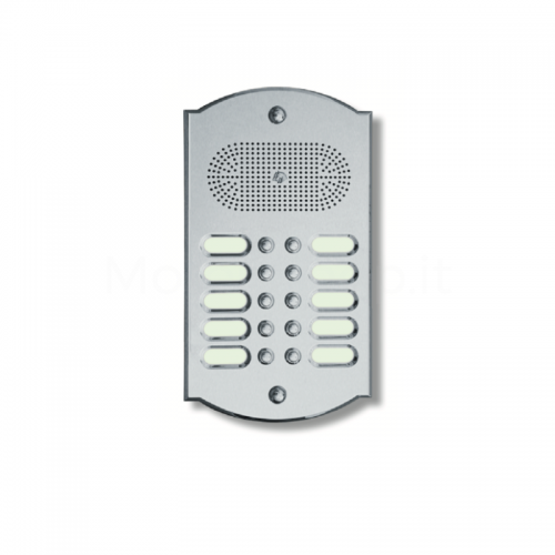 PUSH BUTTON PANEL FOR INTERCOM 10 NAMES MOD. 10PLMORO/K...