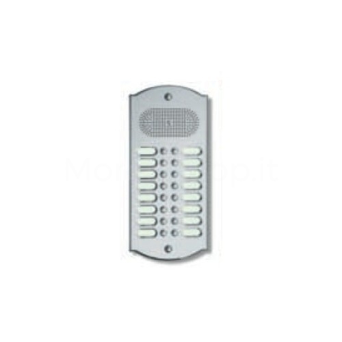 PUSH BUTTON PANEL FOR INTERCOM 16 NAMES MOD. 16PLMORO/K...