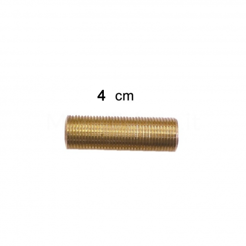 Brass threaded extension cord size 3/8 "M - 4 cm - Morelli